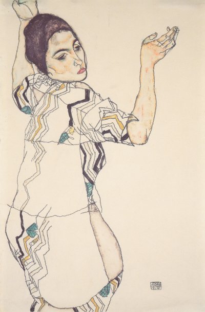 Retrato de Friederike Maria Beer de Egon Schiele